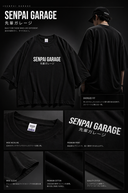 PRE ORDER- SENPAI GARAGE Oversize Tee
