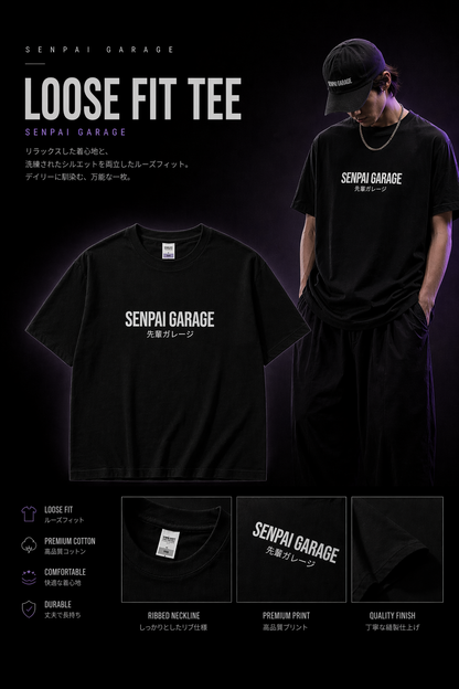 PRE ORDER - SENPAI GARAGE Loose Fit Tee